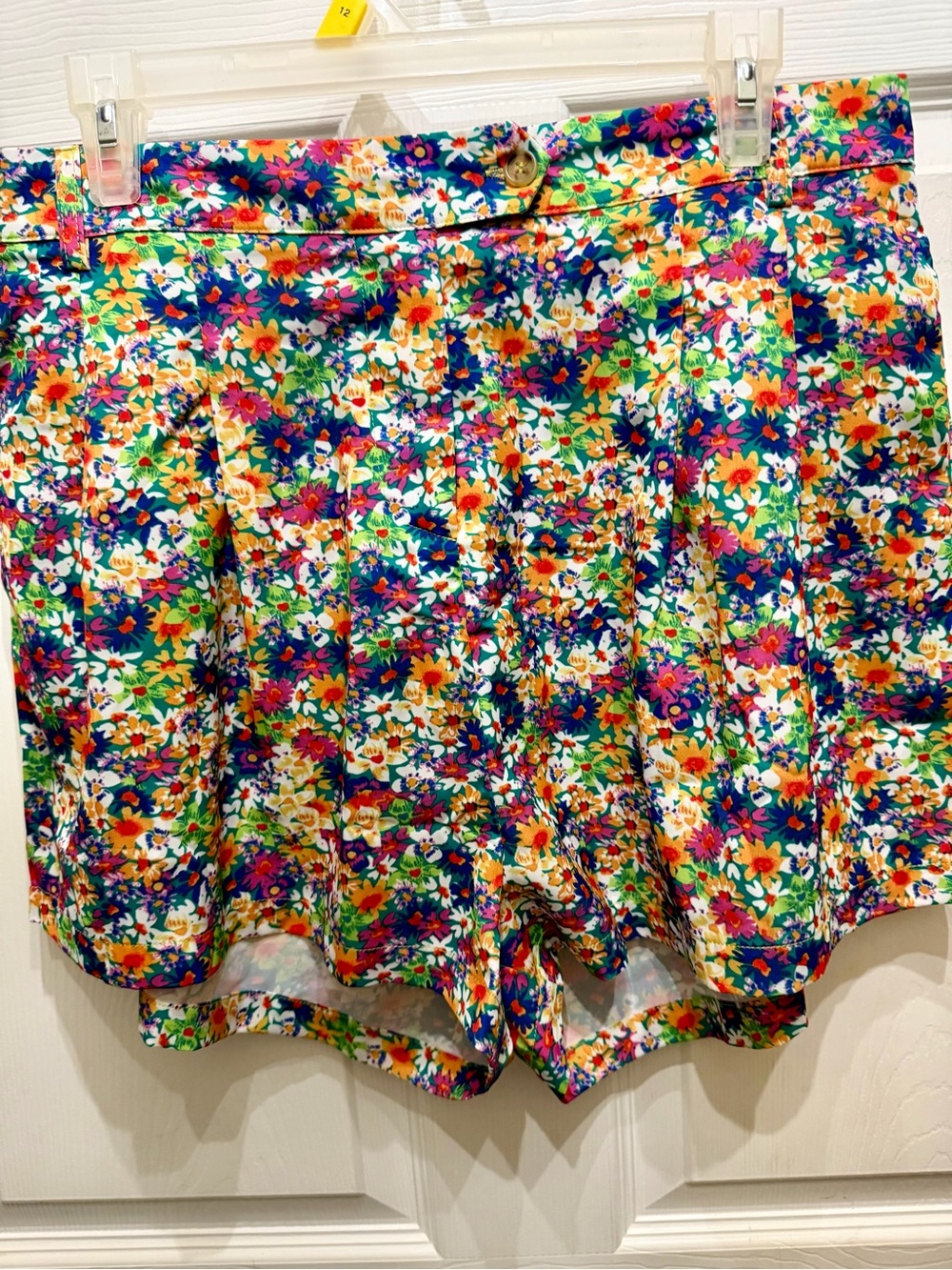 Kori Vibrant Floral High Waist Shorts - Multicolor